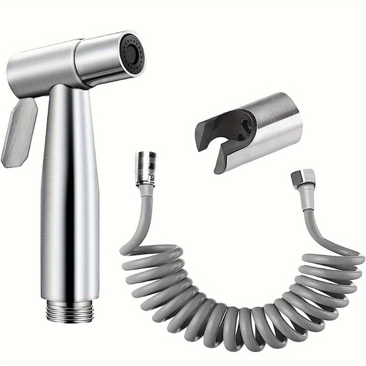 3pcs Stainless Steel Bidet Sprayers, Complete Diaper Washer, Simple Pressure Control & More