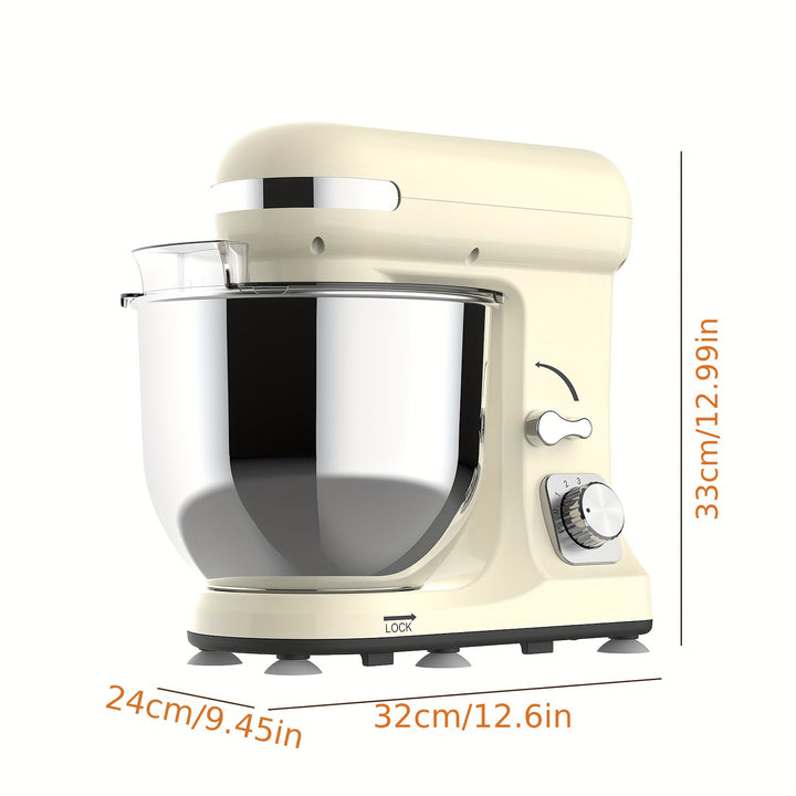 Advwin Stand Mixer, 6.5L Kitchen Food Mixer, 1400W 6 Speed Electric Mixer with Tilt Head Pulse, Home Stand Mixer for Housewives, Can Make Dough&Mix Food&Whip Egg Whites/Cream/Butter Chef Machine