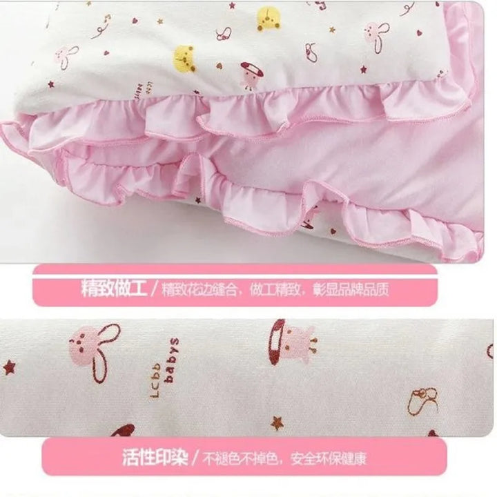 Cotton Newborn Sleepsack Baby Swaddle Blanket Wrap Hat Set Baby Receiving Blanket for Infant Boys Girls Baby Soft Comfy