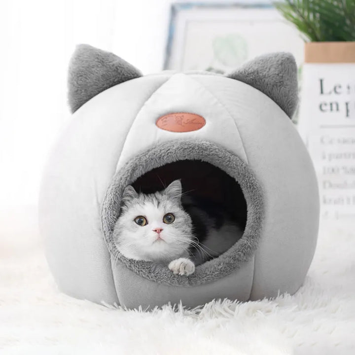 New Deep Sleep Comfort In Winter Cat Bed Iittle Mat Basket Small Dog House Products Pets Tent Cozy Cave Nest Indoor