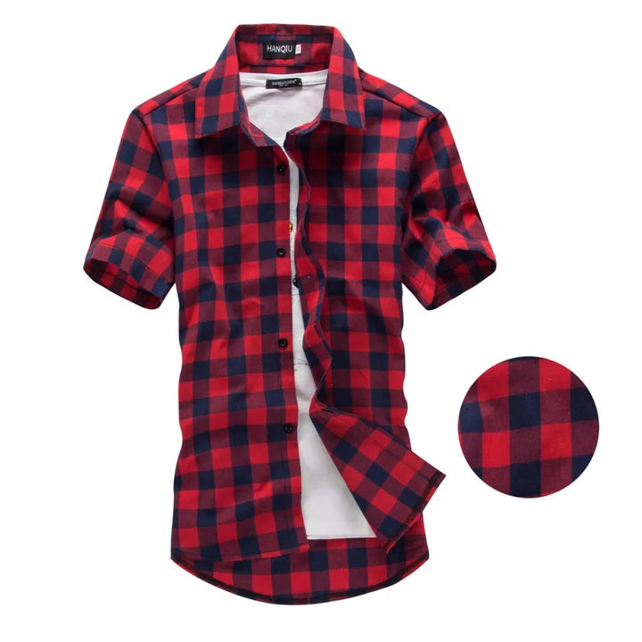 Red and Black Plaid Shirt