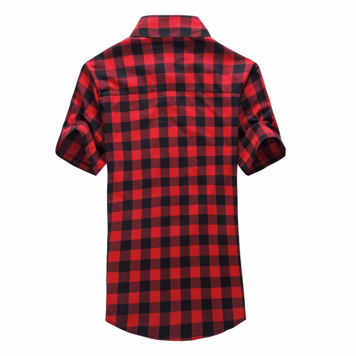 Red and Black Plaid Shirt