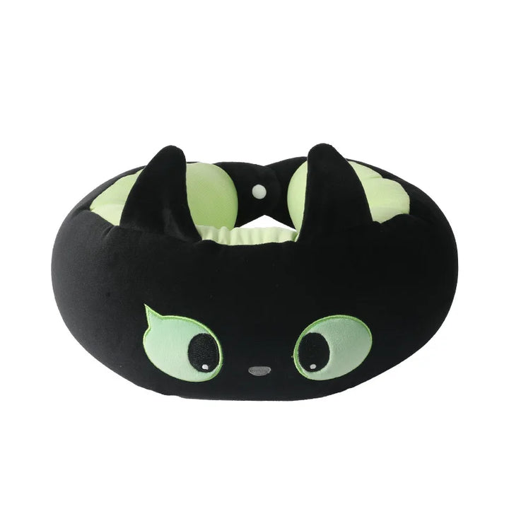 New Cartoon U-shaped Car Pillow Neck Pillow Set Office Neck Pillow Travel Lunch Break Pillow