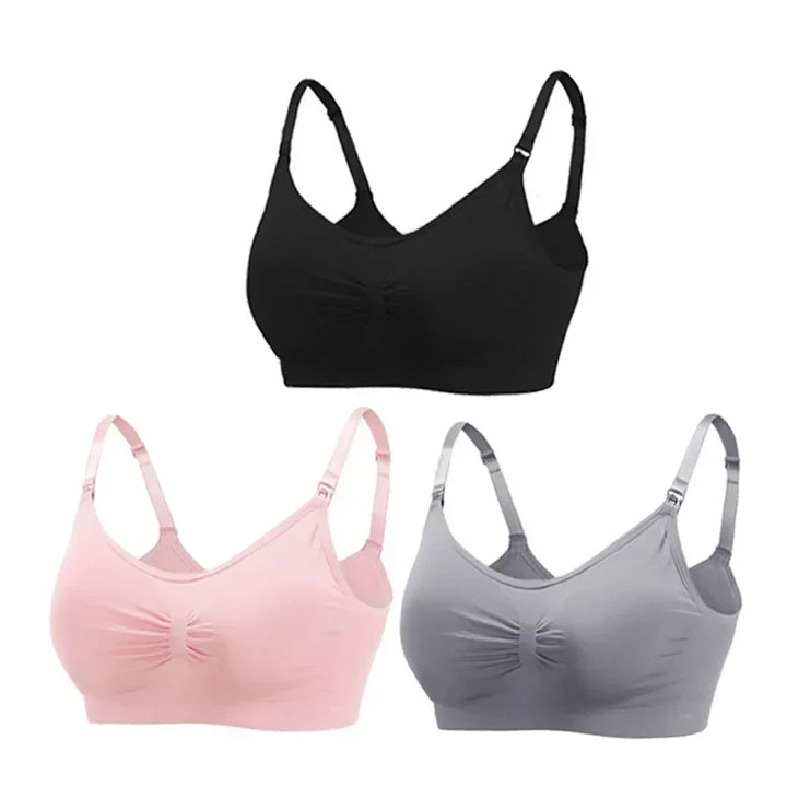 3PC/lot Maternity Nursing Bras Cotton Breastfeeding Pregnant Women Pregnancy Underwear Breast Feeding Bra Clothing Lactancia