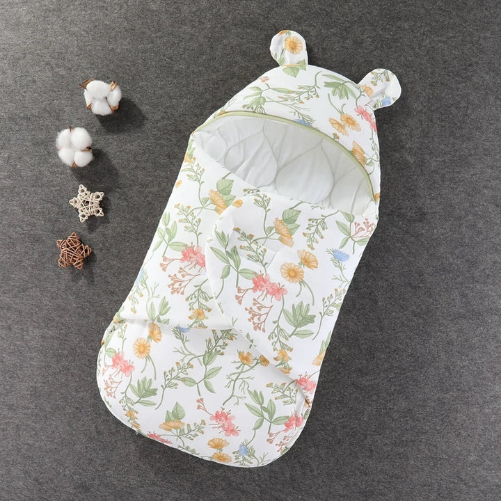 Newborn Baby Wrap Blankets Cartoon Baby Sleeping Bags Soft Envelope For Newborn Cute Baby SleepSack 0-6 Months