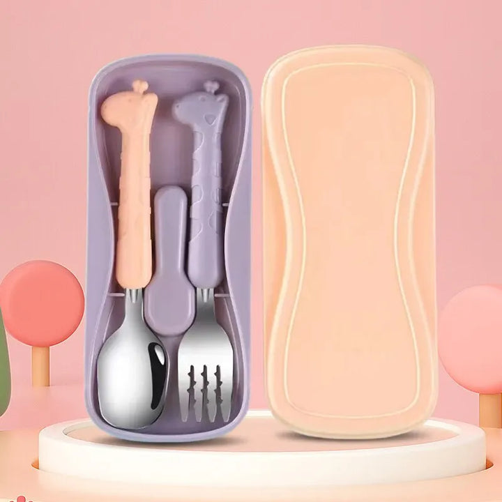 Safe Stainless Steel Kids Utensil Set 🍴