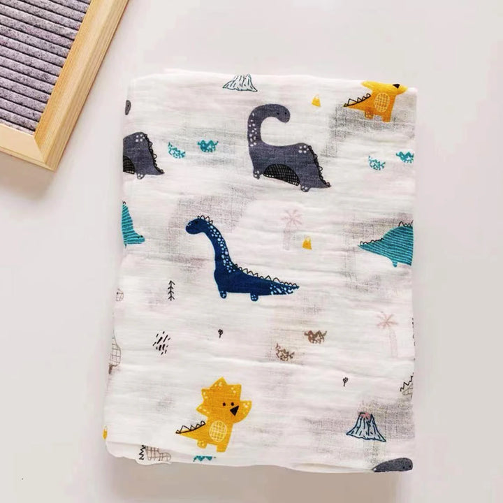 70x70cm Baby Blanket Ultra Soft Organic Cotton Newborn Swaddle Wrap Dual Layers Infant Feeding Burp Cloth Towel Scarf Baby Stuff