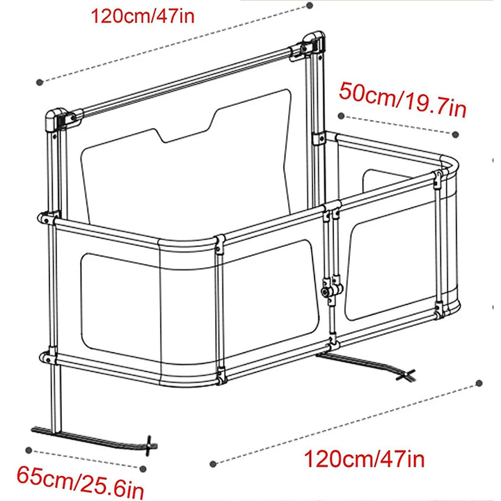 Simple and Lightweight Baby Cot