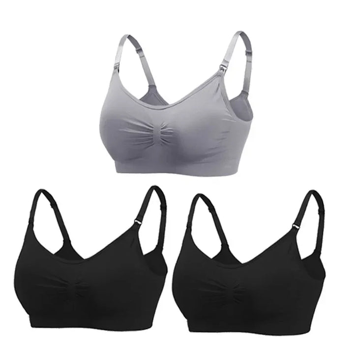 3PC/lot Maternity Nursing Bras Cotton Breastfeeding Pregnant Women Pregnancy Underwear Breast Feeding Bra Clothing Lactancia