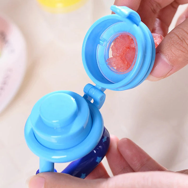 4Pc/Set Silicone Squeezing Baby Pacifiers Kids Food Fruit Milk Training Feeder Nipples Feeding Supplies Drinking Water Bottle