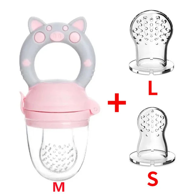 Fresh Food Nibbler Baby Pacifiers Feeder Kids Fruit Feeder Nipples Feeding Baby Supplies Nipple Teat Pacifier Bottles Teether