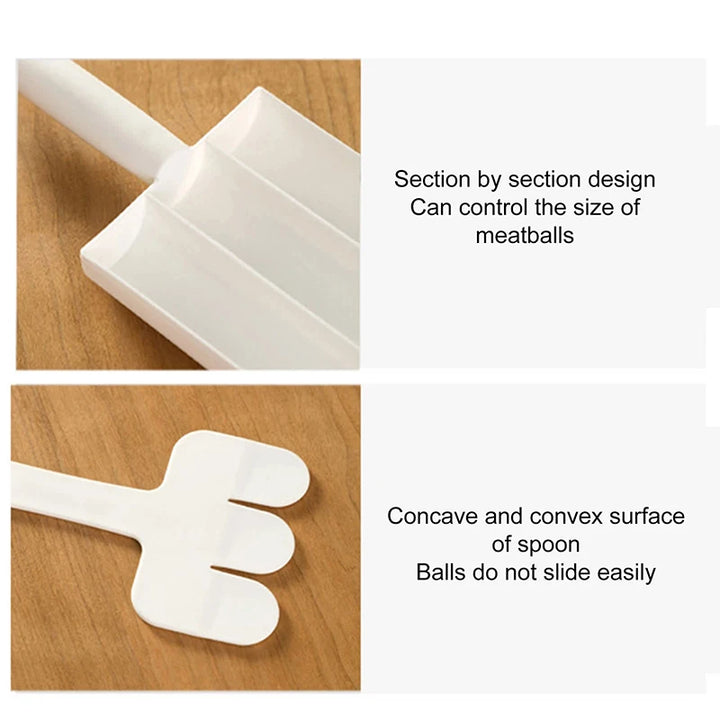 Reative Plastic  Meatball Apparatus Maker Clip Fish Ball Rice Ball Making Mold Form Tool Kitchen Accessories Meat Baller Utensil