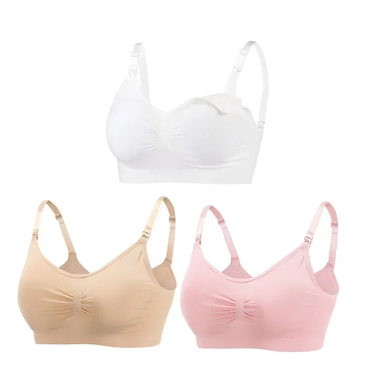 3PC/lot Maternity Nursing Bras Cotton Breastfeeding Pregnant Women Pregnancy Underwear Breast Feeding Bra Clothing Lactancia