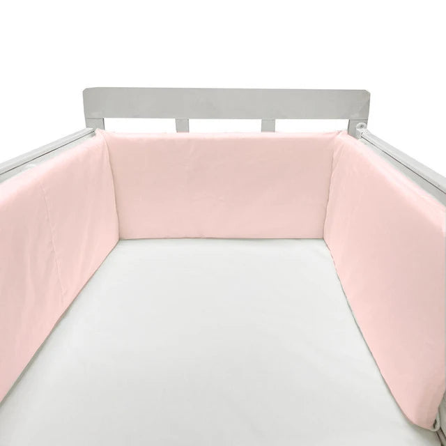 Nordic Stars Baby Bed Thicken Bumpers Zipper Design One-piece Crib Around Cushion Cot Protector Pillows 200*30 CM