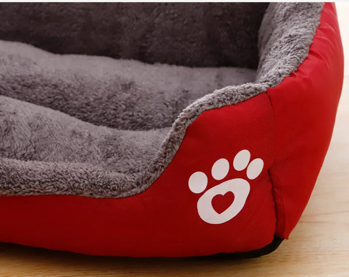 Pet Large Dog Bed Warm House Candy-colored Square Nest Pet Kennel For Small Medium Large Dogs Cat Puppy Plus Size Dog Baskets