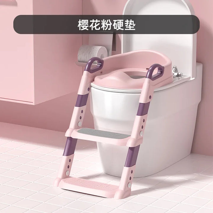 Stepped Children's Toilet Foldable Foot Stool Multi-functional Toilet Boy Girl Baby Toilet Training