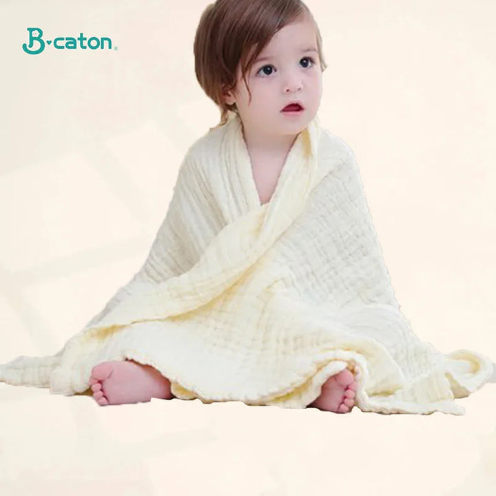 Cotton Baby Bath Towel - Infant Swaddle