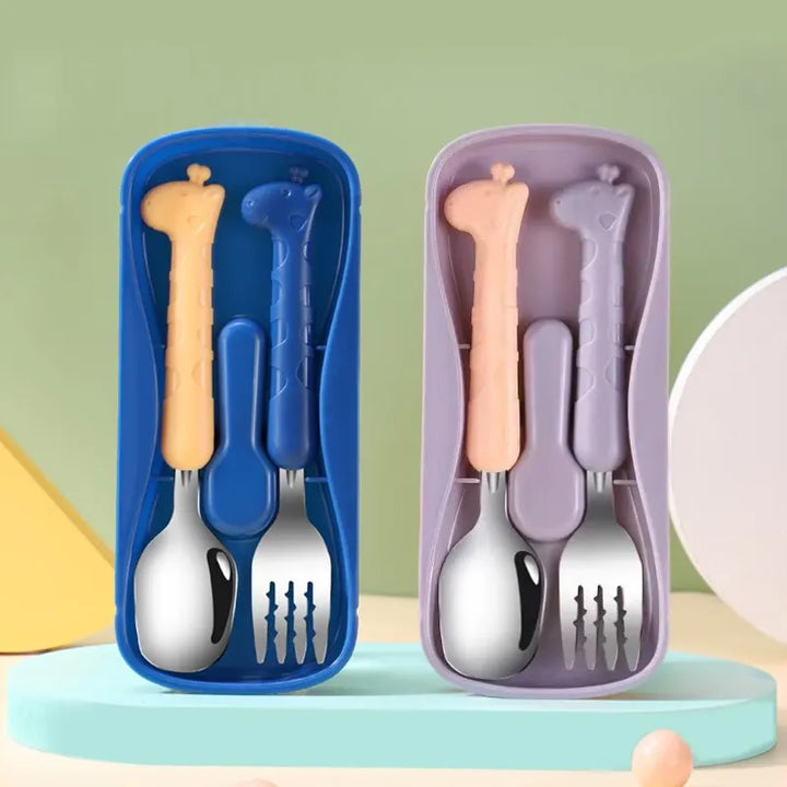 Safe Stainless Steel Kids Utensil Set 🍴