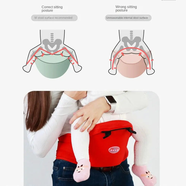 1Pc Universal Comfortable Baby Wrap Carrier Safety Breathable Cotton Mesh Newborn Sling Wrap Portable Infant Backpacks With Seat