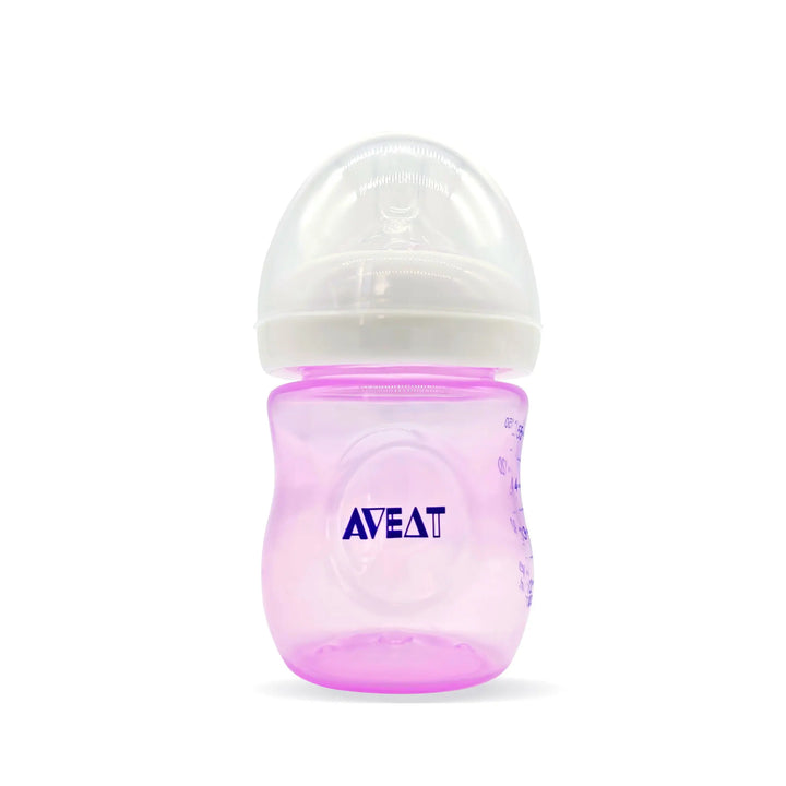 150ml/250ml infant feeding bottle, safe PP material feeding bottle, imitation breast milk design food grade silicone nipple