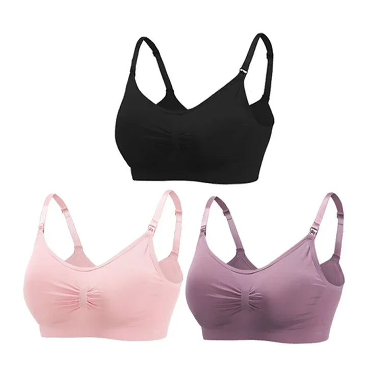 3PC/lot Maternity Nursing Bras Cotton Breastfeeding Pregnant Women Pregnancy Underwear Breast Feeding Bra Clothing Lactancia