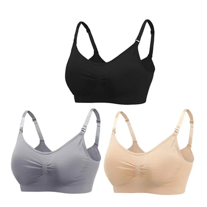 3PC/lot Maternity Nursing Bras Cotton Breastfeeding Pregnant Women Pregnancy Underwear Breast Feeding Bra Clothing Lactancia