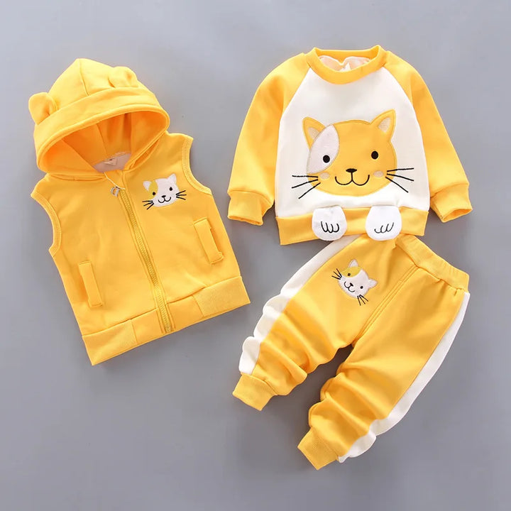 Warm Autumn/Winter Baby Clothes Set.