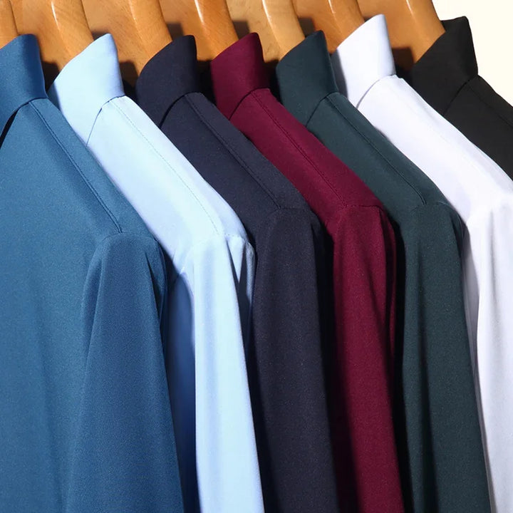 Seamless Anti-Wrinkle Long-Sleeved Shirt