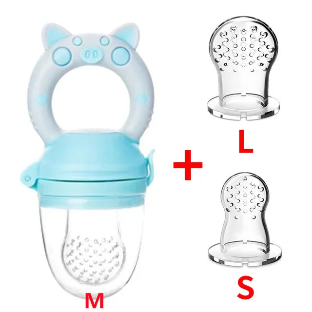 Fresh Food Nibbler Baby Pacifiers Feeder Kids Fruit Feeder Nipples Feeding Baby Supplies Nipple Teat Pacifier Bottles Teether