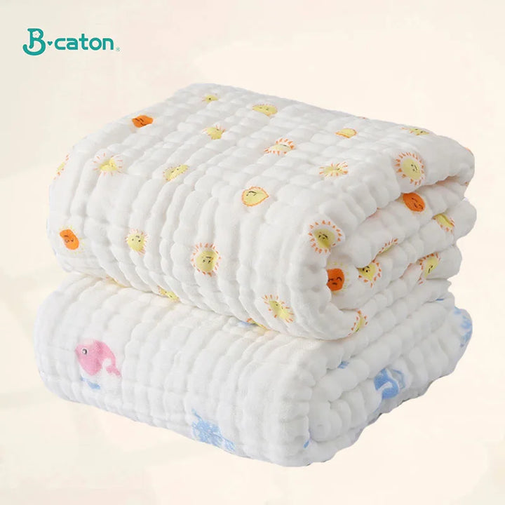 Cotton Baby Bath Towel - Infant Swaddle