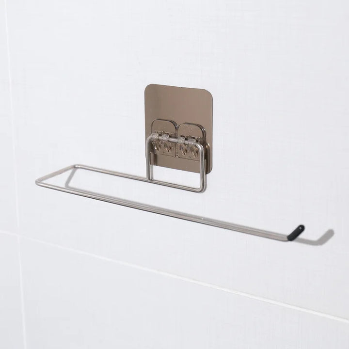 1pcs Kitchen Paper Towel Holder Adhesive Toilet Paper Rack Towel Hanger Tissue Dispenser Roll Napkin Cabinet Storage Accessories