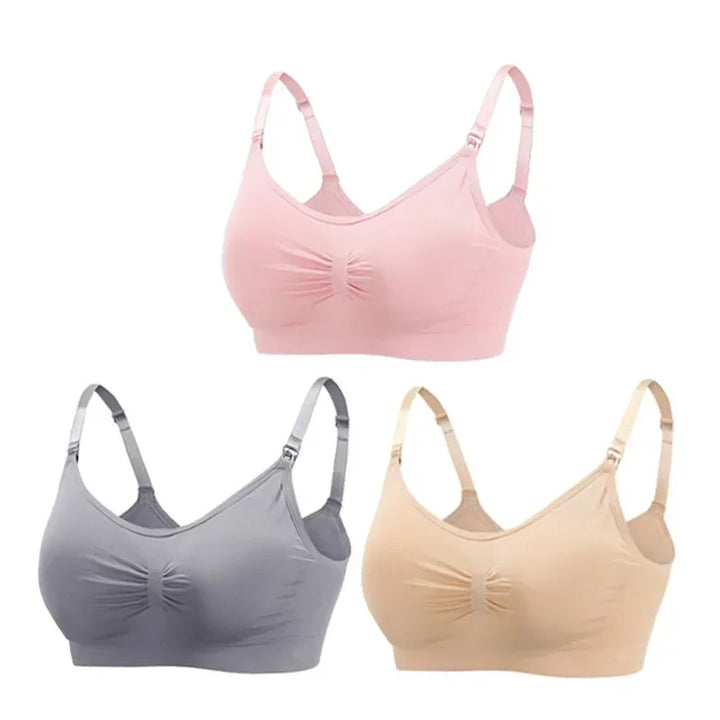 3PC/lot Maternity Nursing Bras Cotton Breastfeeding Pregnant Women Pregnancy Underwear Breast Feeding Bra Clothing Lactancia