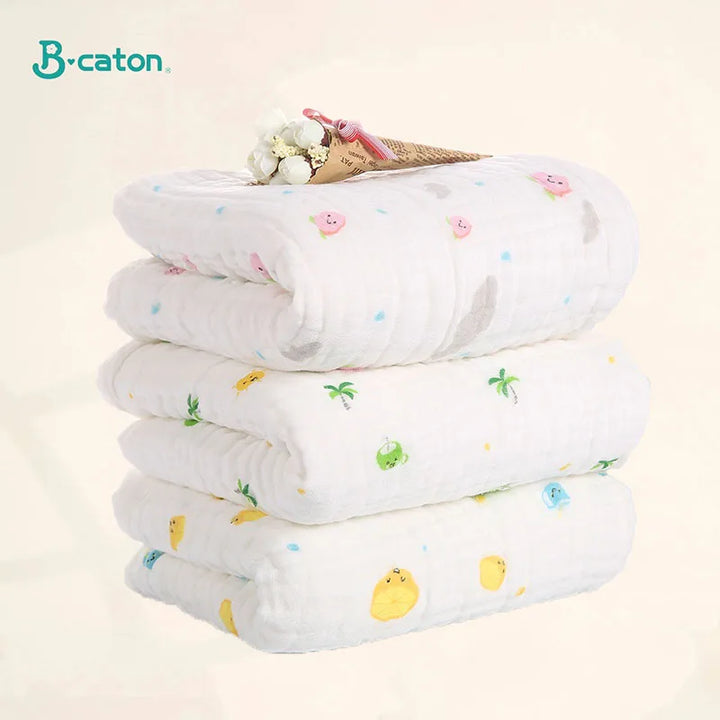 Cotton Baby Bath Towel - Infant Swaddle