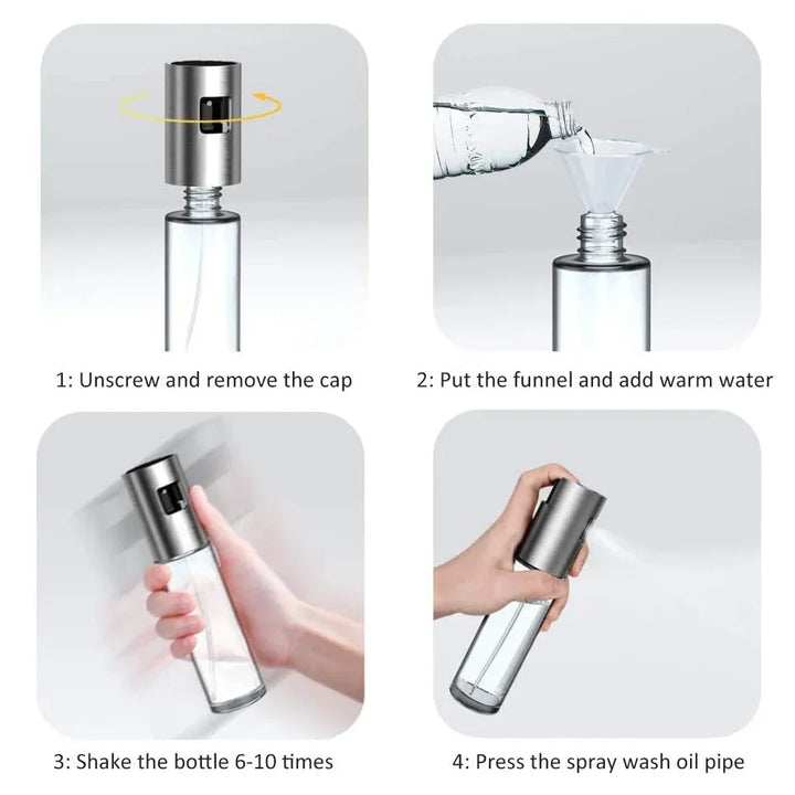 Barbecue Glass Mixing Condiment Bottle Vinegar Soy Sauce Spray Oiler Seasoning Condiment Bottle kitchen set Oil Dispenser