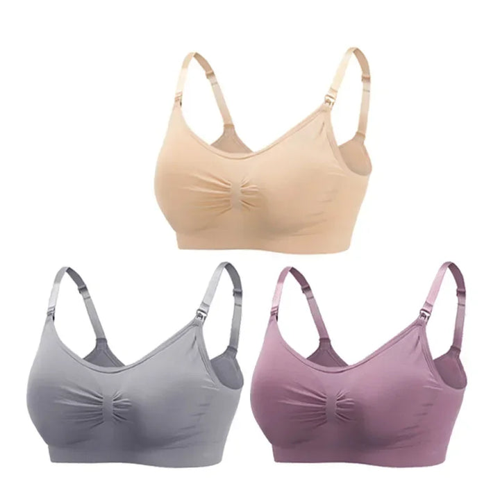 3PC/lot Maternity Nursing Bras Cotton Breastfeeding Pregnant Women Pregnancy Underwear Breast Feeding Bra Clothing Lactancia