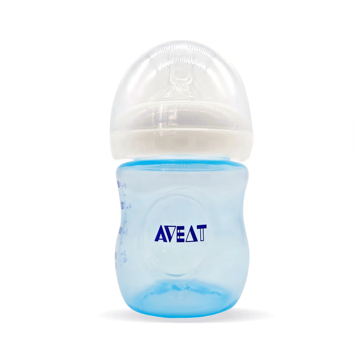 150ml/250ml infant feeding bottle, safe PP material feeding bottle, imitation breast milk design food grade silicone nipple