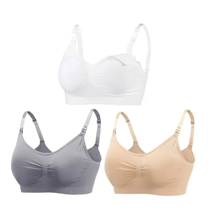 3PC/lot Maternity Nursing Bras Cotton Breastfeeding Pregnant Women Pregnancy Underwear Breast Feeding Bra Clothing Lactancia