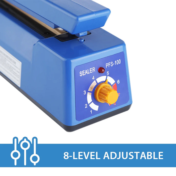 Impulse Sealer Manual Heat Sealer Machine for 8 inch Plastic Bags, Shrink Wrap Bag Sealers Vacuum Sealer Packaging Machine