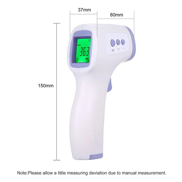 Digital Forehead Thermometer Non-Touch for Children, Baby, Parents: Fast, Accurate Readings, Fever Detection