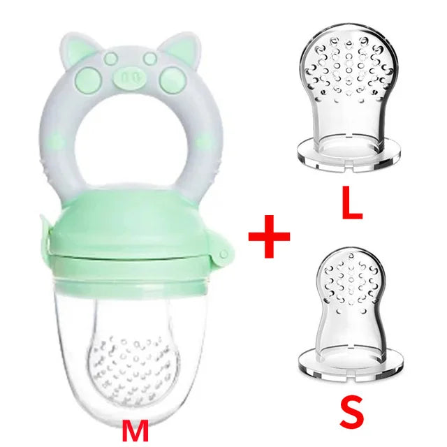 Fresh Food Nibbler Baby Pacifiers Feeder Kids Fruit Feeder Nipples Feeding Baby Supplies Nipple Teat Pacifier Bottles Teether